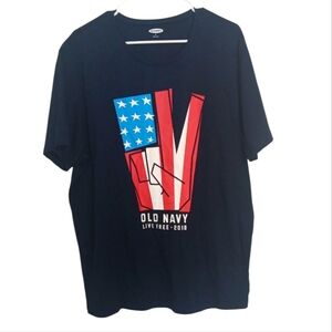 Old Navy - Navy American Graphic Tee Shirt Size X-Large